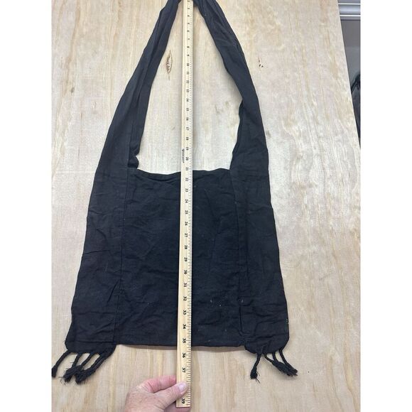 Handmade Elephant Gold Thread Embroidered Vintage Shopping Bag Tote Cross Body - Picture 5 of 7